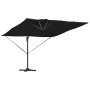 Parasol Cantiléver Roma con LEDs Negro 286x285x270 cm Aluminio | Foro24.es | Tu tienda online para hogar, jardín y más Foro24.es