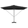 Parasol Cantiléver Roma con LEDs Negro 286x285x270 cm Aluminio | Foro24.es | Tu tienda online para hogar, jardín y más Foro24.es