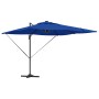 Parasol Cantilever Roma con LEDs Azul Celeste 286x285x270 cm Aluminio | Foro24.es | Tu tienda online para hogar, jardín y más Foro24.es