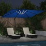 Parasol Cantilever Roma con LEDs Azul Celeste 286x285x270 cm Aluminio | Foro24.es | Tu tienda online para hogar, jardín y más Foro24.es