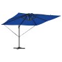 Parasol Cantilever Roma con LEDs Azul Celeste 286x285x270 cm Aluminio | Foro24.es | Tu tienda online para hogar, jardín y más Foro24.es