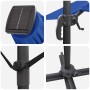 Parasol Cantilever Roma con LEDs Azul Celeste 286x285x270 cm Aluminio | Foro24.es | Tu tienda online para hogar, jardín y más Foro24.es