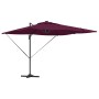 Sombrilla Cantilever Roma con LEDs Borgoña 286x285x270 cm Aluminio von , Sonnenschirme - Ref: Foro24-42003325, Preis: 282,33 ...