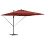 Parasol Cantilever Roma con LEDs Terracota 286x285x270 cm Aluminio | Foro24.es | Tu tienda online para hogar, jardín y más Foro24.es