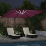 Sombrilla Cantilever Roma con LEDs Borgoña 286x285x270 cm Aluminio von , Sonnenschirme - Ref: Foro24-42003325, Preis: 282,33 ...
