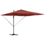Parasol Cantilever Roma con LEDs Terracota 286x285x270 cm Aluminio | Foro24.es | Tu tienda online para hogar, jardín y más Foro24.es