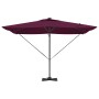 Sombrilla Cantilever Roma con LEDs Borgoña 286x285x270 cm Aluminio von , Sonnenschirme - Ref: Foro24-42003325, Preis: 282,33 ...