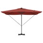 Parasol Cantilever Roma con LEDs Terracota 286x285x270 cm Aluminio | Foro24.es | Tu tienda online para hogar, jardín y más Foro24.es