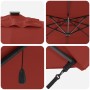 Parasol Cantilever Roma con LEDs Terracota 286x285x270 cm Aluminio | Foro24.es | Tu tienda online para hogar, jardín y más Foro24.es