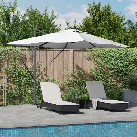 Parasol Cantilever con LEDs Arena 352x251x265 cm Aluminio von , Sonnenschirme - Ref: Foro24-42003327, Preis: 304,67 €, Rabatt: %