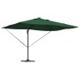 parasol cantilever Roma de con LEDs verde 352x251x265 cm aluminio | Foro24.es | Tu tienda online para hogar, jardín y más Foro24.es