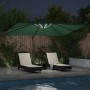 parasol cantilever Roma de con LEDs verde 352x251x265 cm aluminio | Foro24.es | Tu tienda online para hogar, jardín y más Foro24.es
