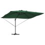 parasol cantilever Roma de con LEDs verde 352x251x265 cm aluminio | Foro24.es | Tu tienda online para hogar, jardín y más Foro24.es