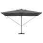 Parasol Cantilever Roma de con LEDs Antracita 352x251x265 cm Aluminio von , Sonnenschirme - Ref: Foro24-42003329, Preis: 304,...