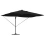 Sombrilla Cantilever Roma con LEDs Negra 352x251x265 cm Aluminio | Foro24.es | Tu tienda online para hogar, jardín y más Foro24.es