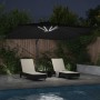 Sombrilla Cantilever Roma con LEDs Negra 352x251x265 cm Aluminio | Foro24.es | Tu tienda online para hogar, jardín y más Foro24.es