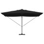 Sombrilla Cantilever Roma con LEDs Negra 352x251x265 cm Aluminio | Foro24.es | Tu tienda online para hogar, jardín y más Foro24.es