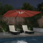 Parasol Cantilever Roma con LEDs Terracota 352x251x265 cm Aluminio | Foro24.es | Tu tienda online para hogar, jardín y más Foro24.es