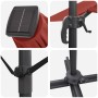 Parasol Cantilever Roma con LEDs Terracota 352x251x265 cm Aluminio | Foro24.es | Tu tienda online para hogar, jardín y más Foro24.es