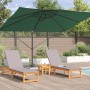 Sombrilla Cantilever Verde Verde Tela de poliéster y marco de metal | Foro24.es | Tu tienda online para hogar, jardín y más Foro24.es