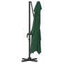 Sombrilla Cantilever Verde Verde Tela de poliéster y marco de metal | Foro24.es | Tu tienda online para hogar, jardín y más Foro24.es