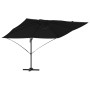 Sombrilla Cantilever Negra Toldo de poliéster y marco de metal | Foro24.es | Tu tienda online para hogar, jardín y más Foro24.es