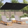 Sombrilla Cantilever Negra Toldo de poliéster y marco de metal | Foro24.es | Tu tienda online para hogar, jardín y más Foro24.es