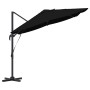Sombrilla Cantilever Negra Toldo de poliéster y marco de metal | Foro24.es | Tu tienda online para hogar, jardín y más Foro24.es