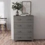 Anrichte HAMAR Massivholz Kiefer hellgrau 79x40x103,5 cm von vidaXL, Sideboards - Ref: Foro24-340427, Preis: 110,41 €, Rabatt: %