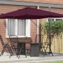 Sombrilla Cantilever Rojo Borgoña Poliéster, Acero Grande | Foro24.es | Tu tienda online para hogar, jardín y más Foro24.es