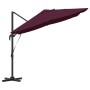 Sombrilla Cantilever Rojo Borgoña Poliéster, Acero Grande | Foro24.es | Tu tienda online para hogar, jardín y más Foro24.es