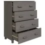 Anrichte HAMAR Massivholz Kiefer hellgrau 79x40x103,5 cm von vidaXL, Sideboards - Ref: Foro24-340427, Preis: 110,41 €, Rabatt: %