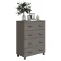 Anrichte HAMAR Massivholz Kiefer hellgrau 79x40x103,5 cm von vidaXL, Sideboards - Ref: Foro24-340427, Preis: 110,41 €, Rabatt: %