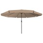 Paraguas de Jardín  ø395x245 cm Taupe | Foro24.es | Tu tienda online para hogar, jardín y más Foro24.es