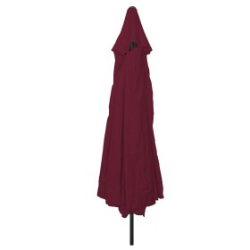 Parasol de jardín ø395x245 cm Rojo Burdeos by , Umbrellas - Ref: Foro24-42003640, Price: 92,31 €, Discount: %