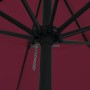Parasol de jardín ø395x245 cm Rojo Burdeos by , Umbrellas - Ref: Foro24-42003640, Price: 92,31 €, Discount: %