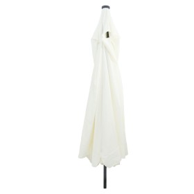 Paraguas de Jardín con Luces LED ø395x245 cm Blanco Arena von , Sonnenschirme - Ref: Foro24-42003644, Preis: 97,53 €, Rabatt: %