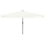 Paraguas de Jardín con Luces LED ø395x245 cm Blanco Arena von , Sonnenschirme - Ref: Foro24-42003644, Preis: 97,53 €, Rabatt: %
