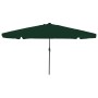 Paraguas de Jardín con Luces LED ø395x245 cm Verde de , Sombrillas - Ref: Foro24-42003645, Precio: 92,01 €