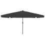 Parasol de Jardín con Luces LED ø395x245 cm Antracita von , Sonnenschirme - Ref: Foro24-42003646, Preis: 97,04 €, Rabatt: %
