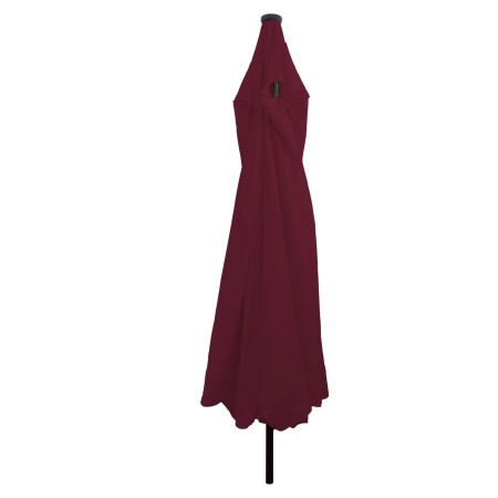 Parasol de jardín  con luces LED ø395x245 cm Rojo Burdeos | Foro24.es | Tu tienda online para hogar, jardín y más Foro24.es
