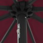 Parasol de jardín  con luces LED ø395x245 cm Rojo Burdeos | Foro24.es | Tu tienda online para hogar, jardín y más Foro24.es