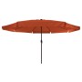 Sombrilla de Jardín con Luces LED ø395x245 cm Terracota von , Sonnenschirme - Ref: Foro24-42003649, Preis: 111,20 €, Rabatt: %