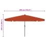 Sombrilla de Jardín con Luces LED ø395x245 cm Terracota von , Sonnenschirme - Ref: Foro24-42003649, Preis: 111,20 €, Rabatt: %