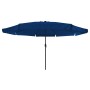 Sombrilla de jardín  con luces LED ø395x245 cm azul claro | Foro24.es | Tu tienda online para hogar, jardín y más Foro24.es