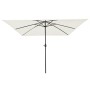 paraguas cuadrado  295x245 cm blanco arena | Foro24.es | Tu tienda online para hogar, jardín y más Foro24.es
