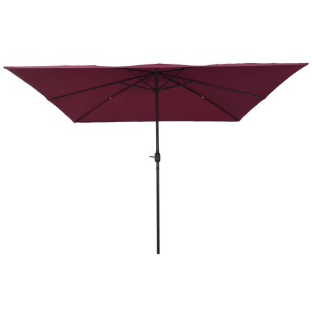 Paraguas de Jardín Cuadrado  295x245 cm Rojo Burdeos | Foro24.es | Tu tienda online para hogar, jardín y más Foro24.es