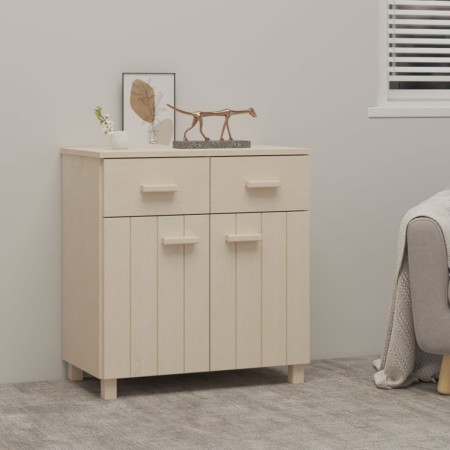 Aparador HAMAR madera de pino maciza marrón miel 79x40x80cm de vidaXL, Aparadores - Ref: Foro24-340436, Precio: 129,23 €, Des...