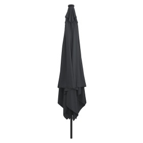 Paraguas Square de con luces LED 295x245 cm en antracita de , Sombrillas - Ref: Foro24-42003662, Precio: 100,68 €, Descuento: %