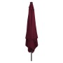 Paraguas Cuadrado para Jardín con Luces LED 295x245 cm Rojo Burdeos de , Sombrillas - Ref: Foro24-42003664, Precio: 96,58 €